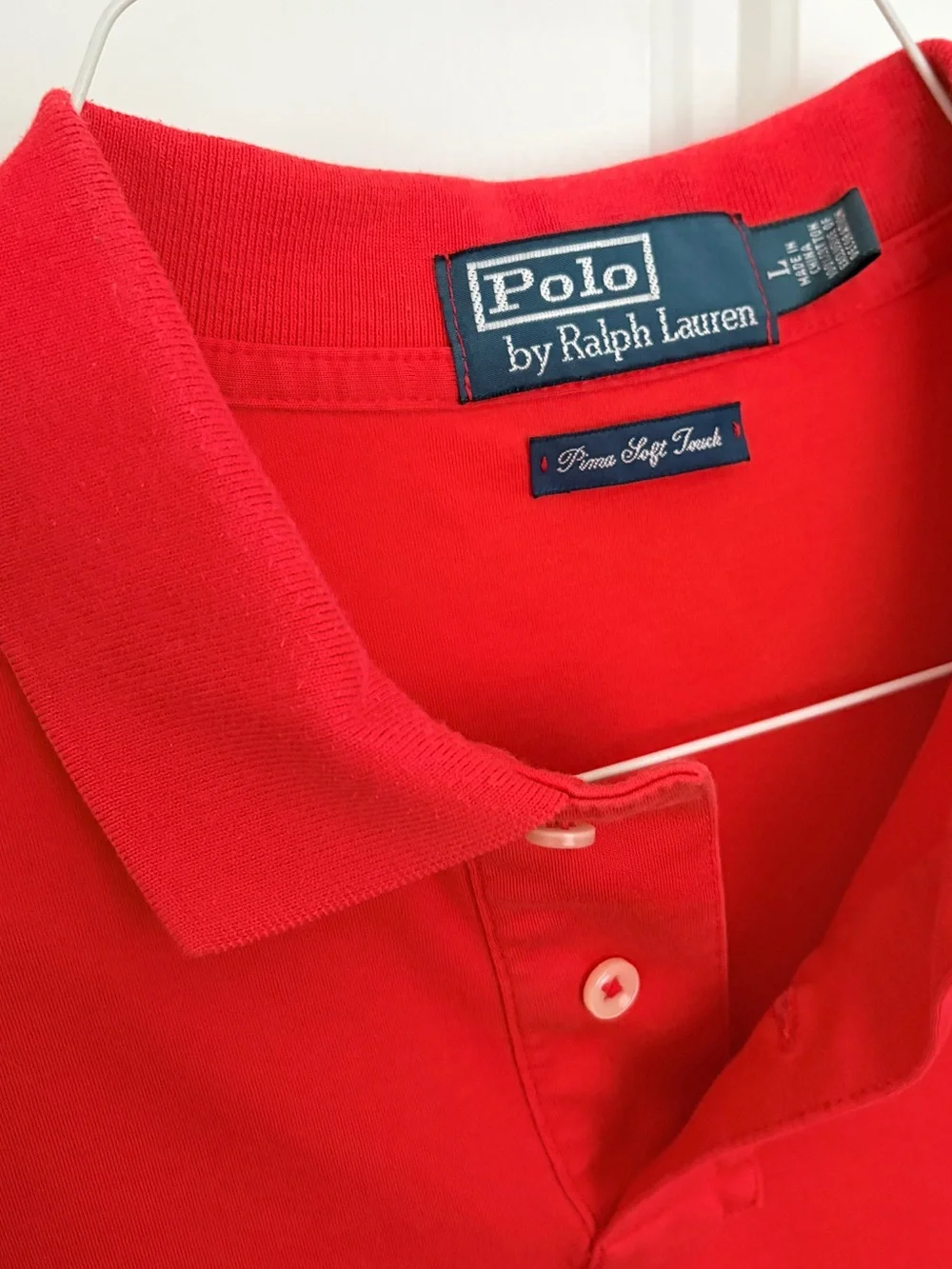 Ralph Lauren Men’s Red Short-Sleeve Polo Colored Pony